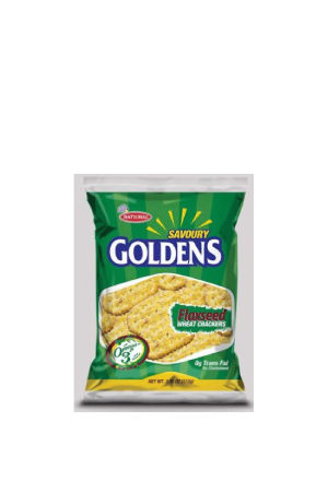 National savoury Goldens flaxseed 112g