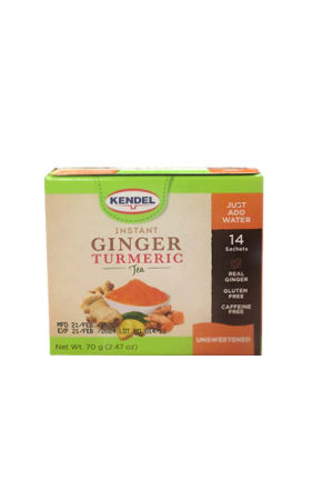 Kendel Instant Ginger Tumeric Tea 14s