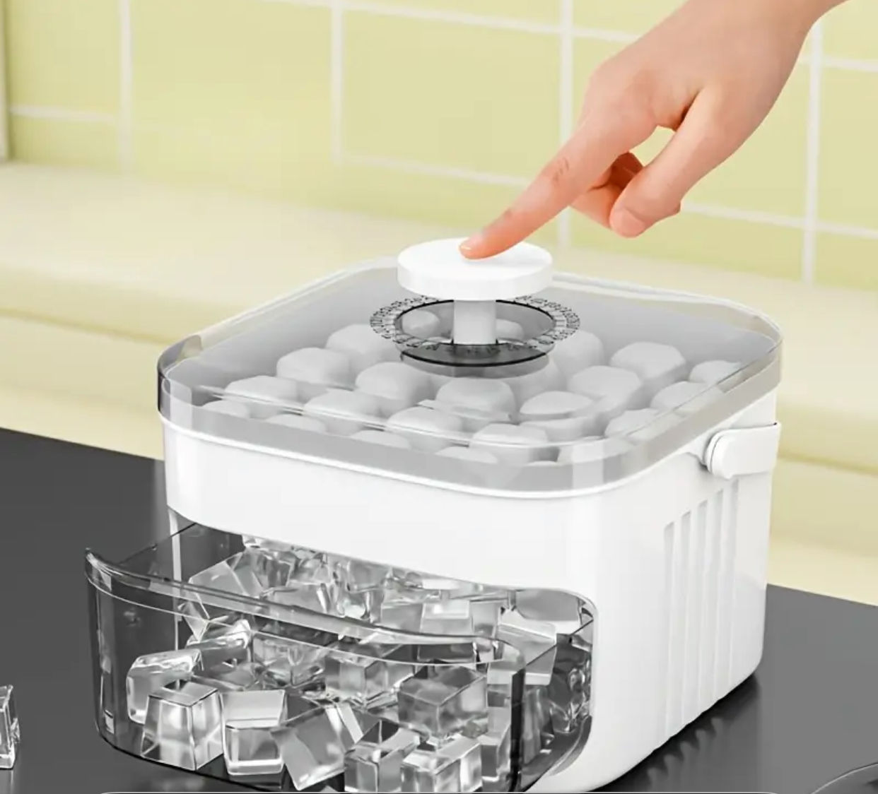 Portable Ice-making Mold With 25 Ice Cubes